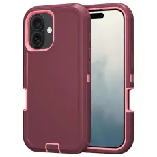 iPhone 16 Skal Extreme Shockproof Hybrid Vinr&ouml;d