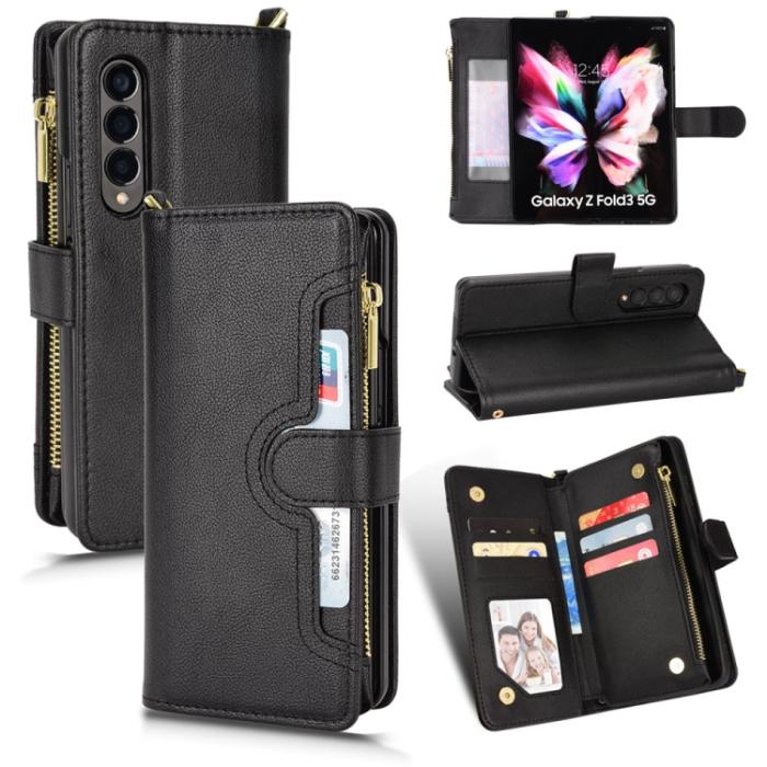 Bild 1, Galaxy Z Fold 3 Fodral Multifunktionell Svart