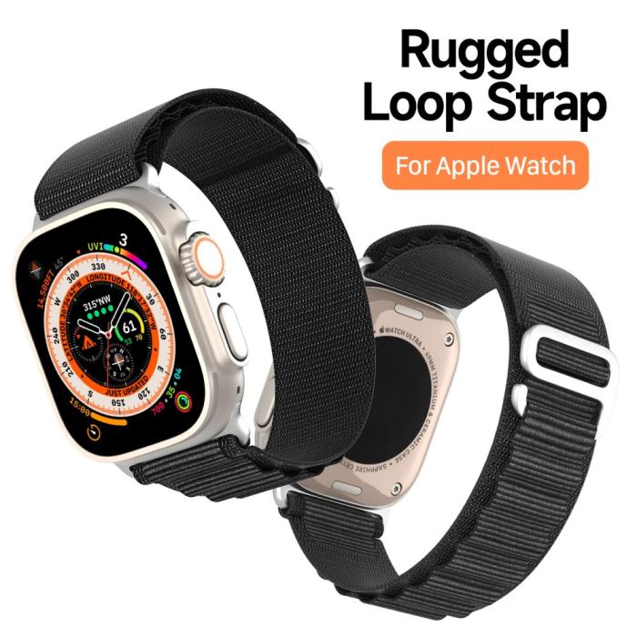 Bild 3, DUX DUCIS Apple Watch 42/44/45/49 mm Armband Polyester Pro
