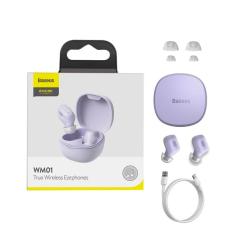 Baseus Encok WM01 True Wireless Hörlurar - Lila