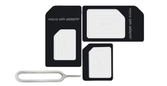 Bild 2, NOOSY Sim-Korts koventerare För Nano Sim-Kort - Svart