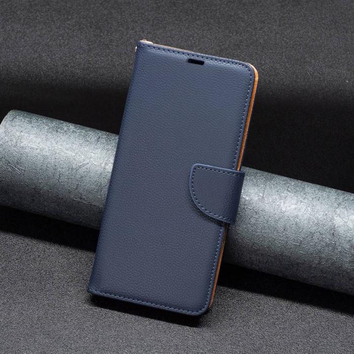 Bild 4, Xiaomi 12T / 12T Pro Fodral Shark Litchi Blå