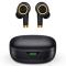 BLUEDIO Trådlösa Bluetooth In-Ear Hörlurar - Svart/Guld