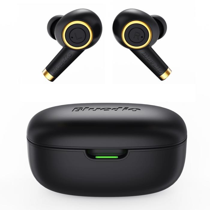 Bild 5, BLUEDIO Trådlösa Bluetooth In-Ear Hörlurar - Svart/Guld