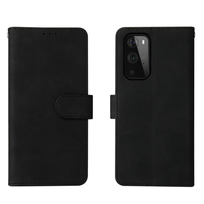 Bild 2, OnePlus 9 - Silkeslent Läder Fodral - Svart