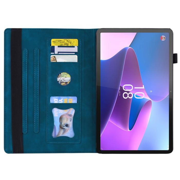 Bild 2, Lenovo Tab P11 Pro Gen 2 Fodral Med Frontficka Mörk Blå