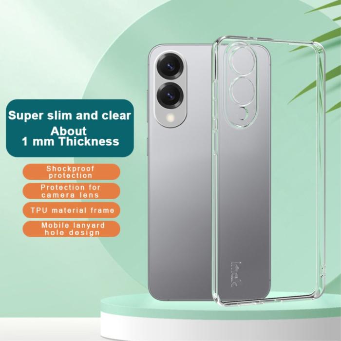 Bild 3, IMAK Samsung Galaxy S25 Edge Skal Shockproof Transparent