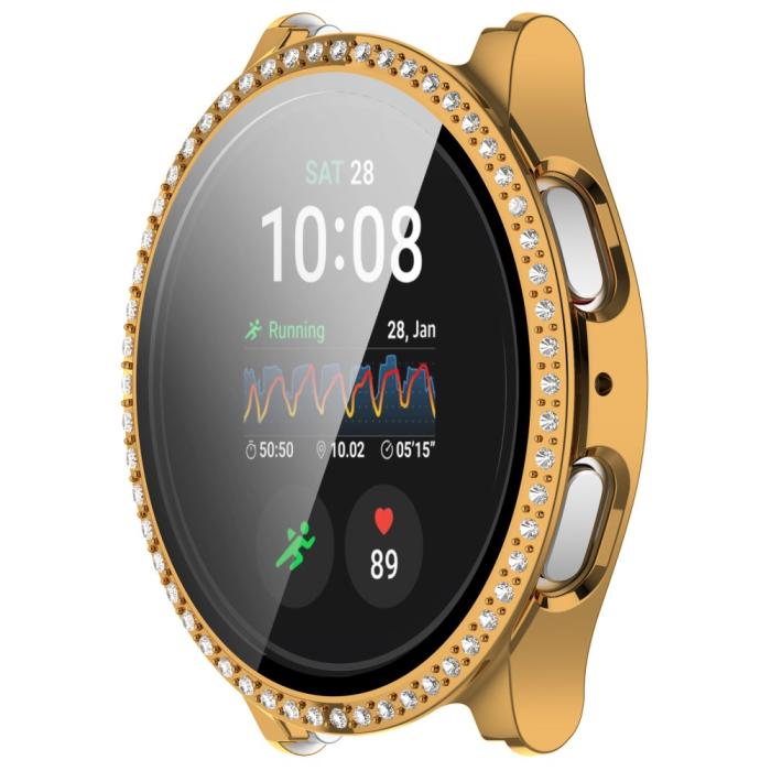 Bild 2, Galaxy Watch 7 44 mm Skal Med Skärmskydd Strass Guld