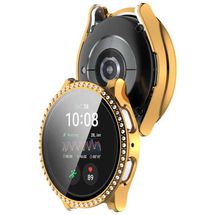 Bild 3, Galaxy Watch 7 44 mm Skal Med Skärmskydd Strass Guld