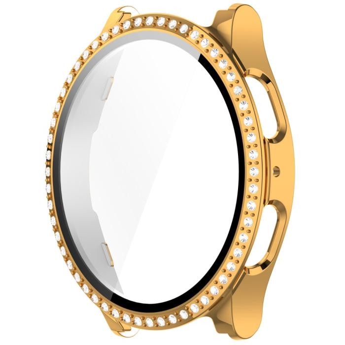 Bild 4, Galaxy Watch 7 44 mm Skal Med Skärmskydd Strass Guld