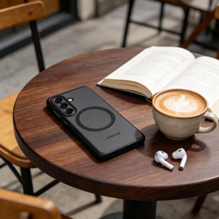Bild 6, Tech-Protect Galaxy S26 Plus Skal MagSafe MagPeak Matt Svart