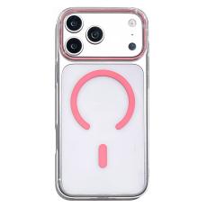 iPhone 18 Pro / 17 Pro Skal MagSafe Transparent/ Rosa