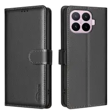 BINFEN Xiaomi 17T Pro Fodral RFID L&auml;der Svart