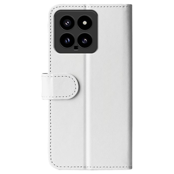 Bild 6, Xiaomi 14 Fodral Crazy Horse Läder Vit