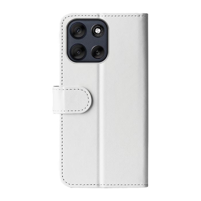 Bild 3, Motorola Moto G56 5G Fodral Crazy Horse Läder Vit