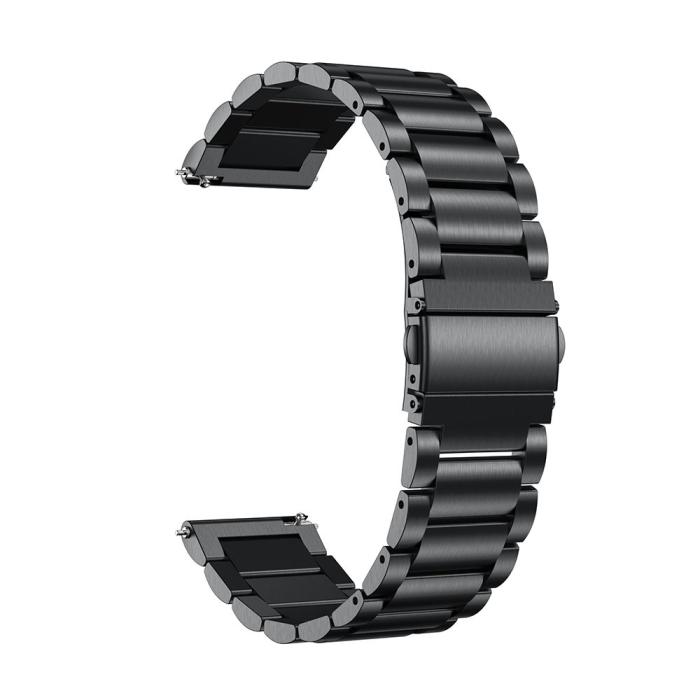 Bild 1, Lyxigt Metallarmband I Rostfritt Stål - Svart (20 mm)