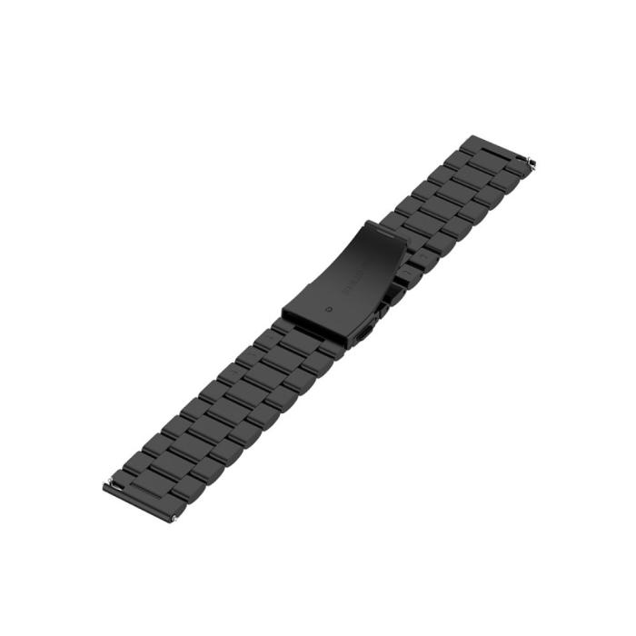 Bild 2, Lyxigt Metallarmband I Rostfritt Stål - Svart (20 mm)