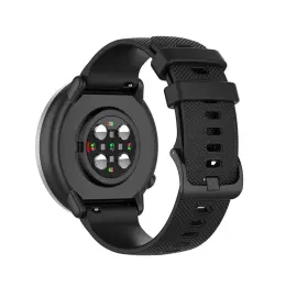 Silikon Armband För Smartwatch - Svart (20 mm)