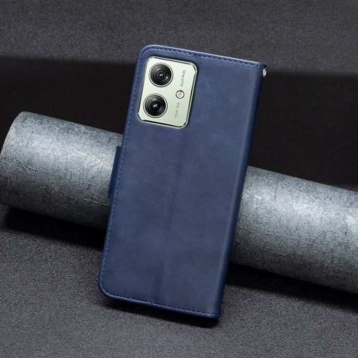 Bild 6, Motorola Moto G54 5G Fodral Shark Solid Blå