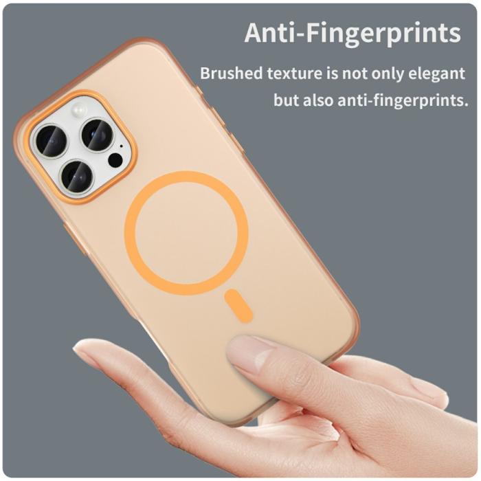 Bild 5, iPhone 16 Pro Max Skal MagSafe Slim Matt Orange