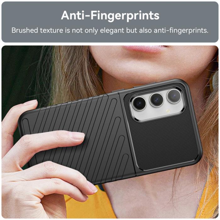 Bild 6, Samsung Galaxy S23 FE Skal Twill Textur Svart