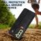 Samsung Galaxy S21 FE Skal Med Kortfack Och Strap Svart