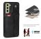 Samsung Galaxy S21 FE Skal Med Kortfack Och Strap Svart