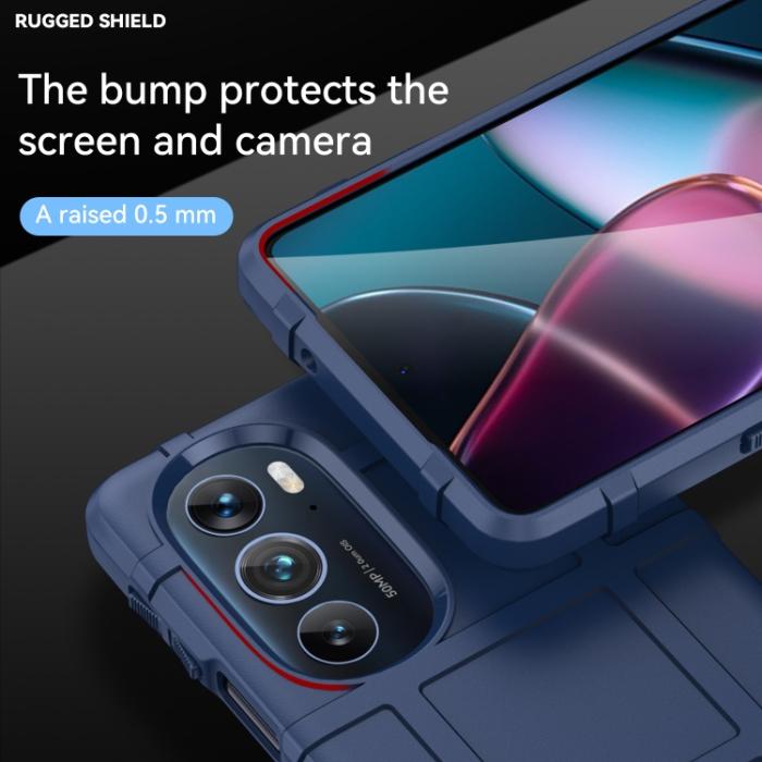 Bild 4, Motorola Edge 30 Pro Skal Robust Blå