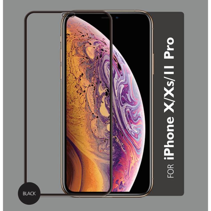 Bild 1, GEAR iPhone 11 Pro/X/Xs Skärmskydd Full Cover Inkl. Monteringsram