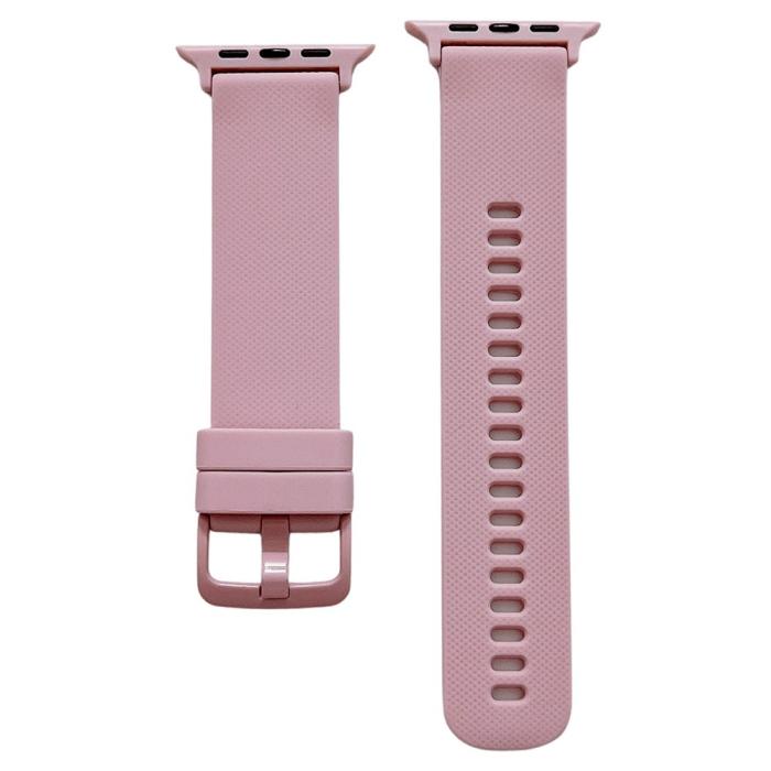 Bild 1, Apple Watch 42/44/45/49 mm Armband Silikon Rosa