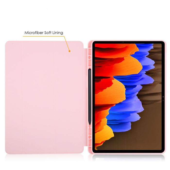 Bild 5, Tech-Protect Galaxy Tab S7 FE Fodral Med Pennhållare Rosa