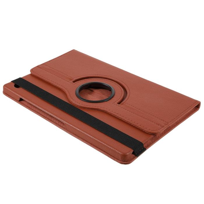 Bild 6, Samsung Galaxy Tab A8 10.5 (2021) Fodral 360° Rotation Brun