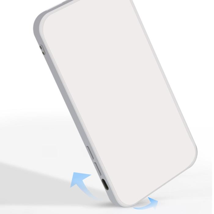 Bild 5, iPhone 15 Plus Skal Gummerad TPU Beige