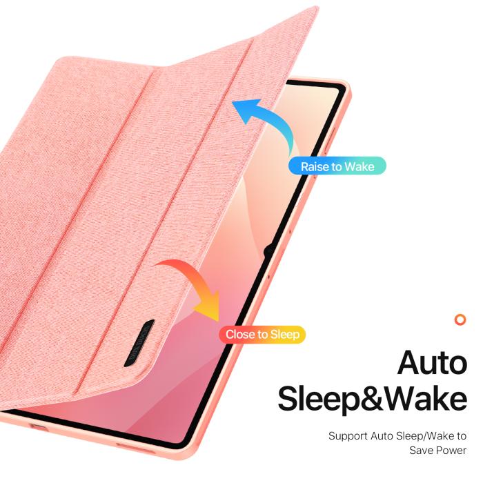 Bild 6, DUX DUCIS Galaxy Tab S11 Ultra Fodral DOMO Tri-Fold Rosa