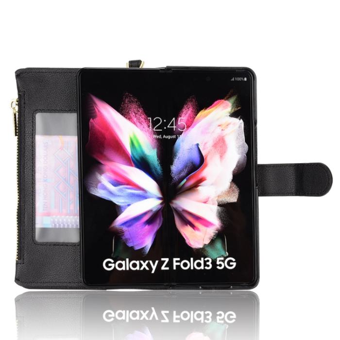 Bild 3, Galaxy Z Fold 3 Fodral Multifunktionell Svart