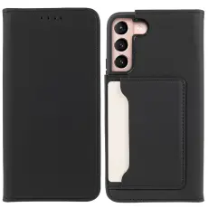 Samsung Galaxy S22 Plus Fodral Flip Med Kortfack Svart