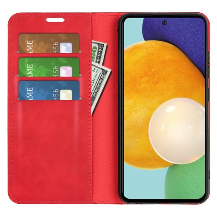 Bild 4, Samsung Galaxy A13 4G Fodral Flip Röd
