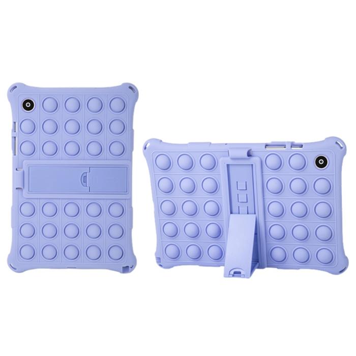 Bild 6, Galaxy Tab A8 10.5 Skal Pop It Fidget Kickstand Lila