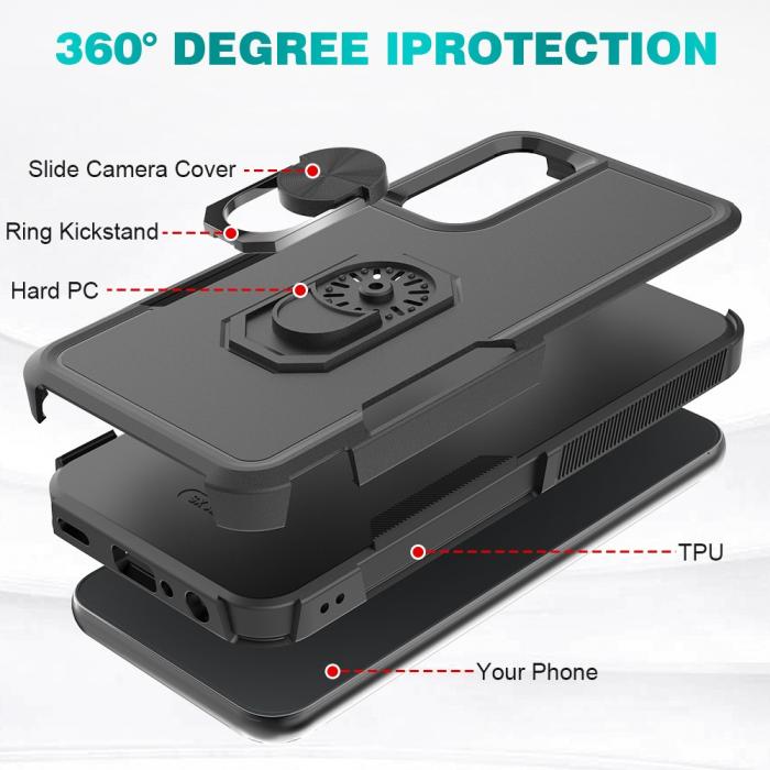 Bild 4, Samsung Galaxy A25 5G Skal Ring Shockproof Xtreme Svart