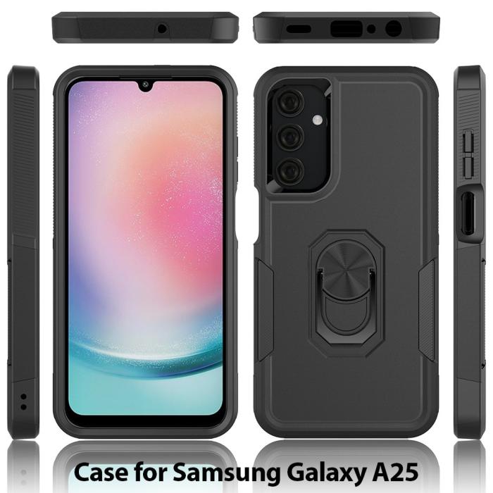 Bild 5, Samsung Galaxy A25 5G Skal Ring Shockproof Xtreme Svart