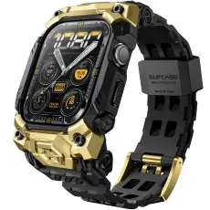 Supcase Apple Watch 10 46 mm Armband Unicorn Beetle Ore Guld