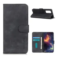 Huawei P Smart (2021) - KHAZNEH Retro Fodral - Svart