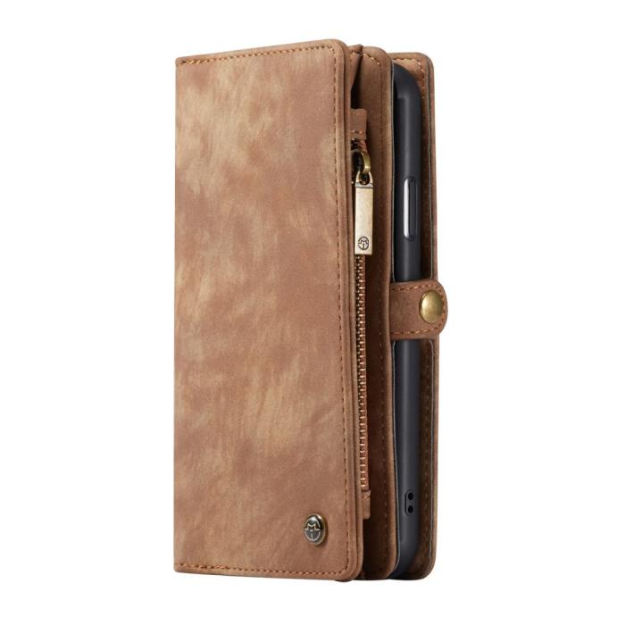 Bild 2, iPhone 11 Pro Max - CASEME 2-i-1 Multifunktionellt Fodral - Brun