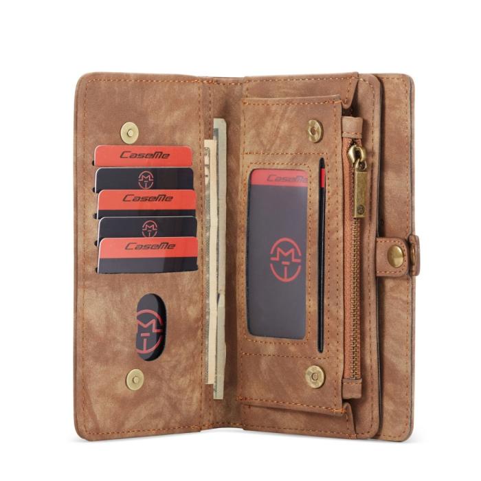 Bild 4, iPhone 11 Pro Max - CASEME 2-i-1 Multifunktionellt Fodral - Brun