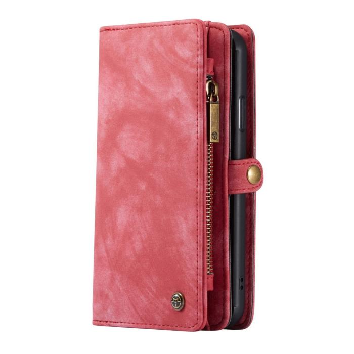 Bild 2, iPhone 11 Pro - CASEME 2-i-1 Multifunktionellt Fodral - Röd