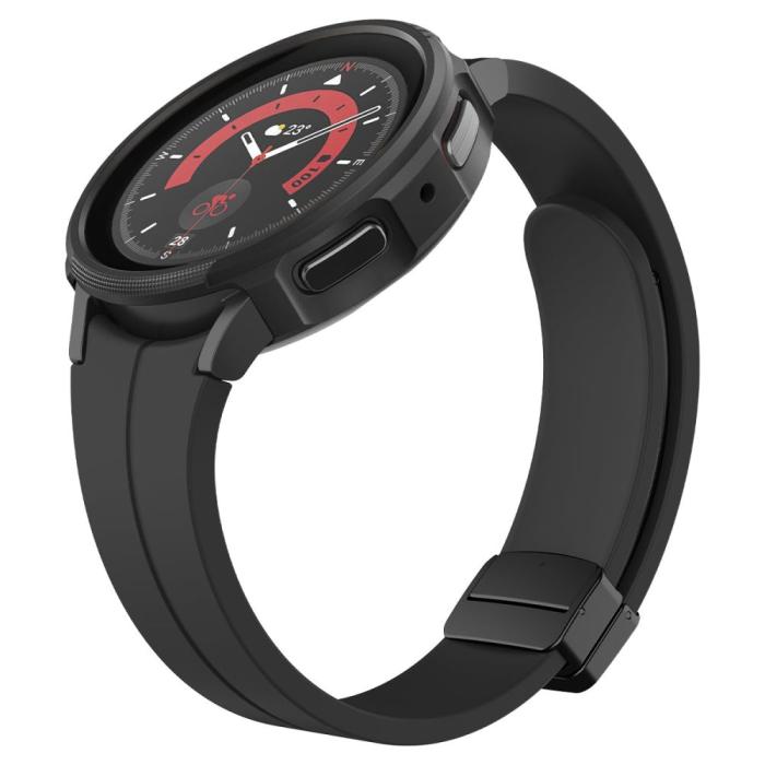 Bild 5, Spigen Galaxy Watch 5 Pro 45mm Skal Liquid Air Matt Svart