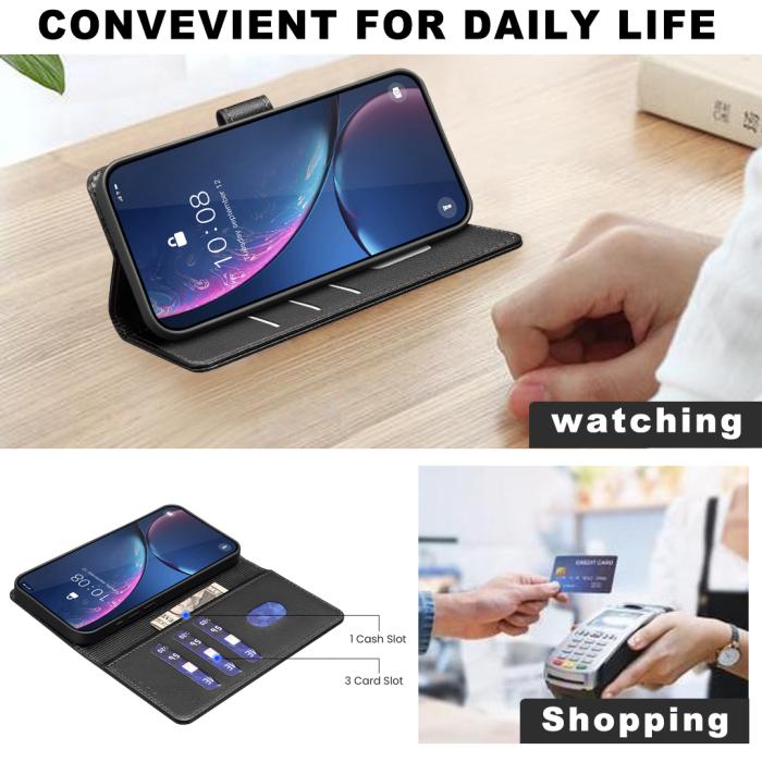 Bild 5, BINFEN Xiaomi 17T Pro Fodral RFID Läder Svart