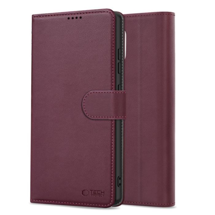Bild 5, Tech-Protect Samsung Galaxy A56 5G Fodral Läder Mulberry