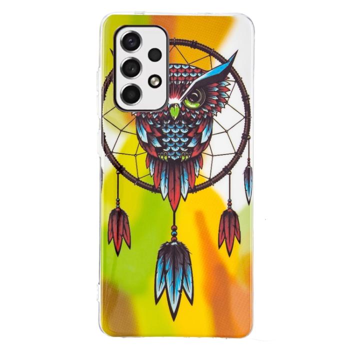 Bild 2, Samsung Galaxy A33 5G Skal Glow-in-dark Uggla Dreamcatcher