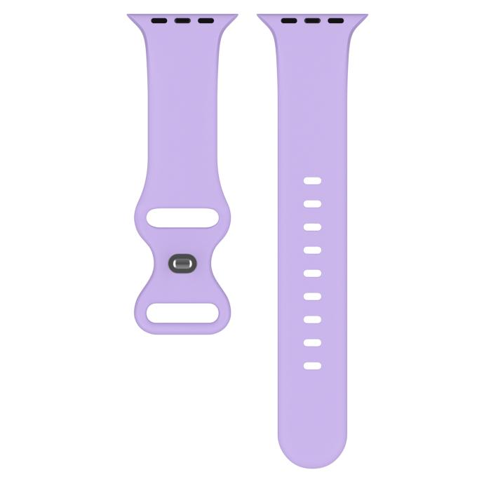 Bild 3, Silikon Armband Butterfly Apple Watch 41/40/38 mm (M/L) Lila